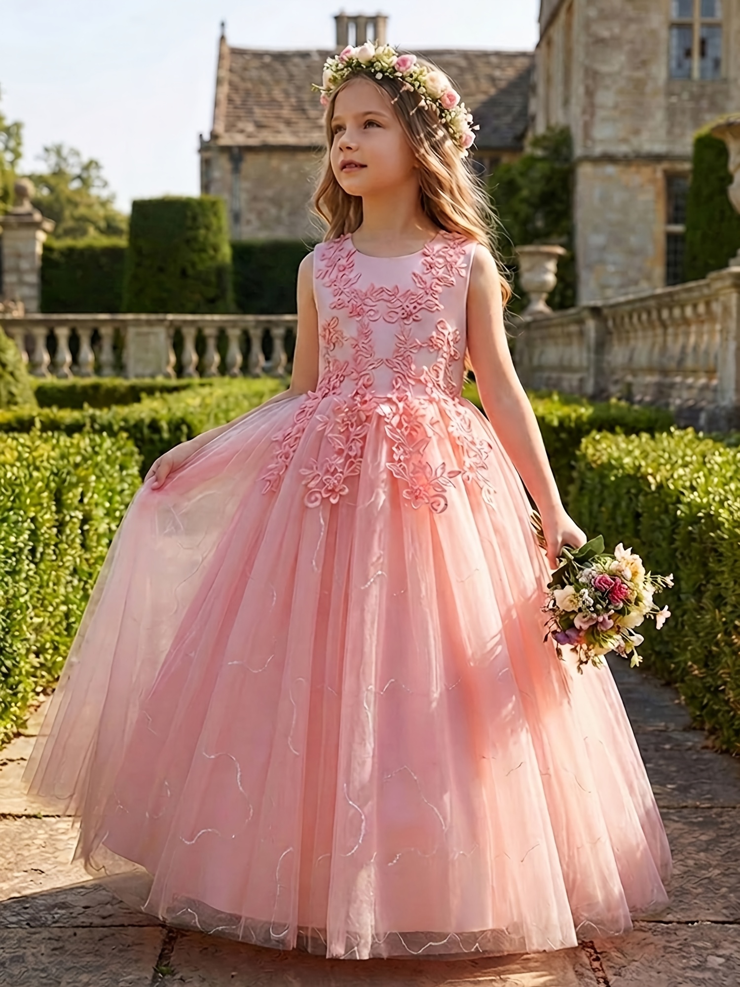 birthday lace dress flower girls sequined a line tulle red dress birthday photoshoot Early 2000s Theme Party Mermaid prom dress this ivory lace dress Color:Brandy Russet