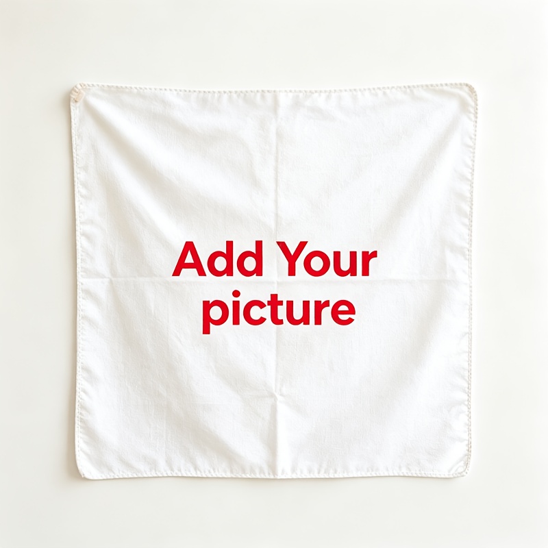 TEMU Photo Diy Custom Bandana, Personalized Printed Scarf With Custom Photo Pattern, Picture And Print Exclusive Headscarf Accessory, High Definition