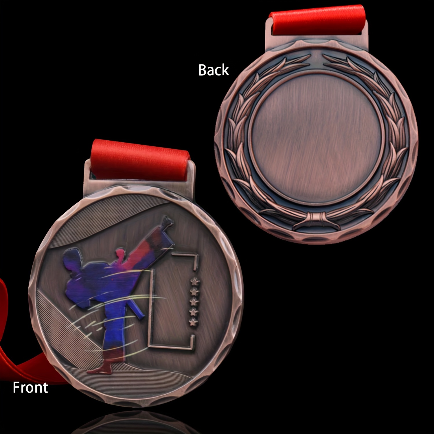 1pc Personalized Custom Metal Taekwondo Tag , Alloy Material, Competition Medal, Taekwondo Event Commemorative Badge Making