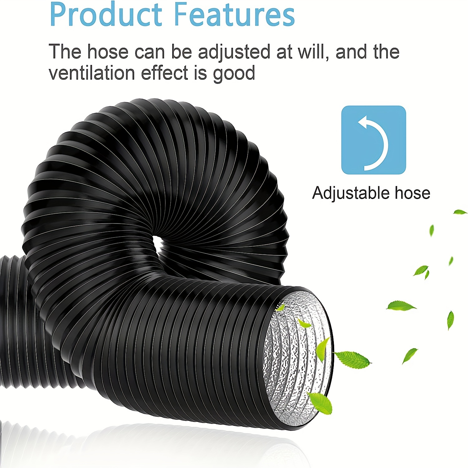 Efficient Air Flow Dryer Vent Hose Grow Tents Non insulated Temu