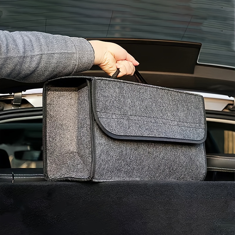 

1pc Car Storage Box Felt Trunk Storage Portable Car Foldable Storage Box