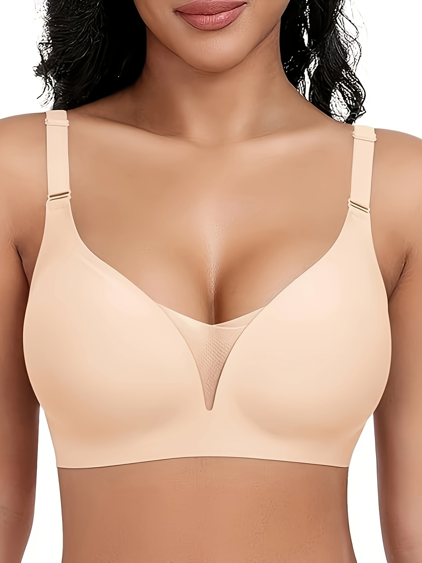 seamless sports casual bra womens underwire free bust support lace mesh bra