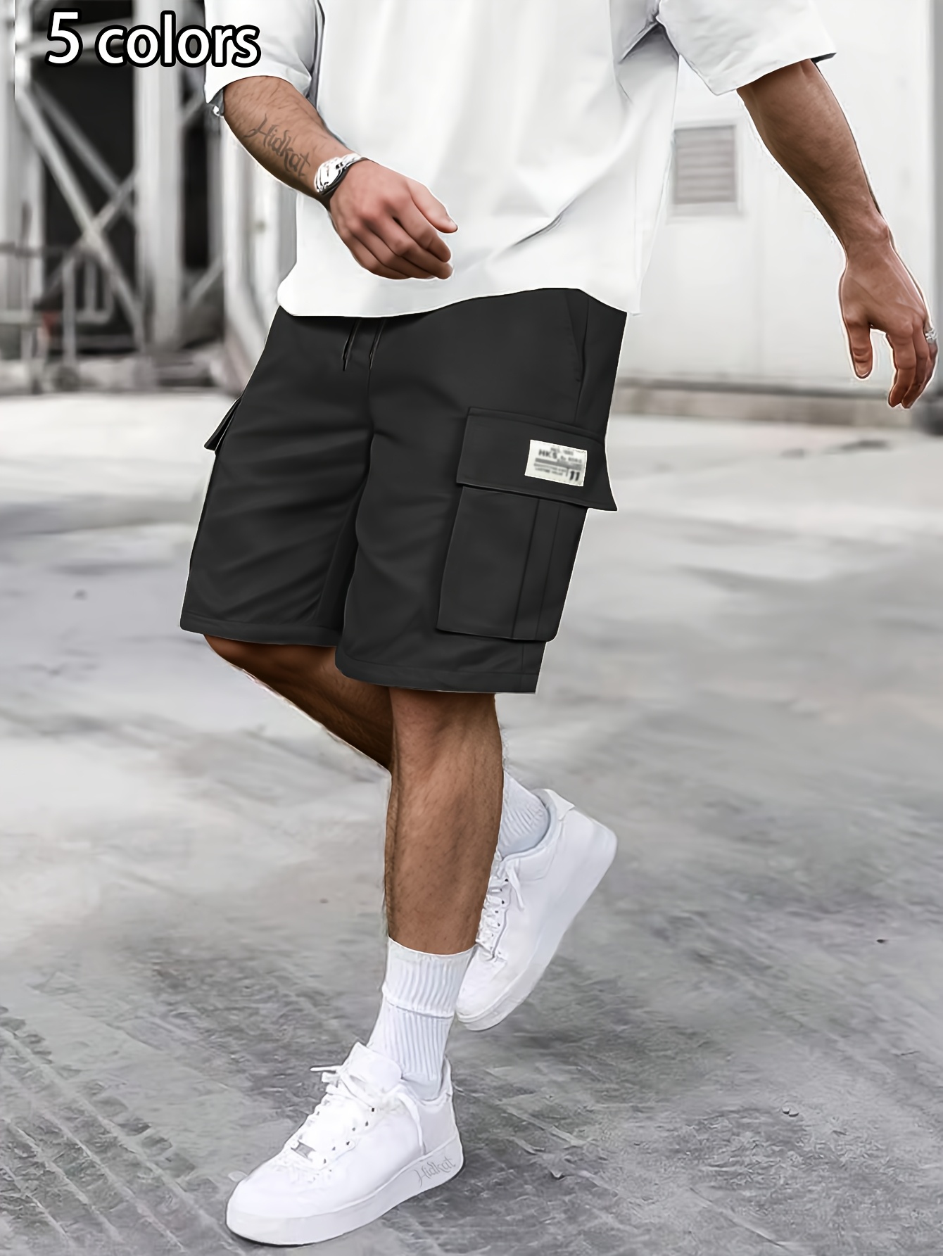 Black Sneakers Men Outfit Shorts Outfit Ideas Black Shorts For Men