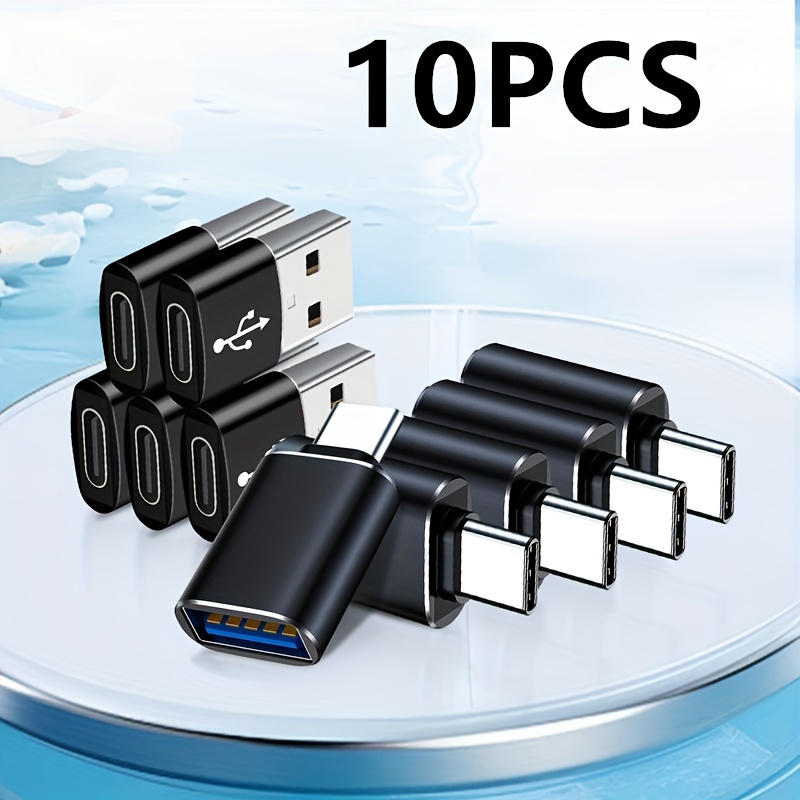 

Usb To Usb C Adapter 10pcs,usbc To Usb Adapter,usb A To Usb C Adapter,usb To Usbc-c Adapter,c To Usb Adapter,usb Converter For /15/14/13,macbook,ipad,black