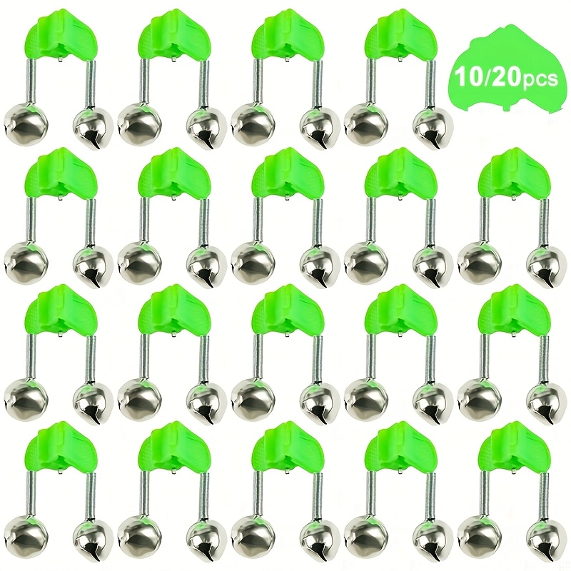 

10/20pcs Clip Fish Bell For Fishing Rods And Sea Rods With For Fishing Alarm