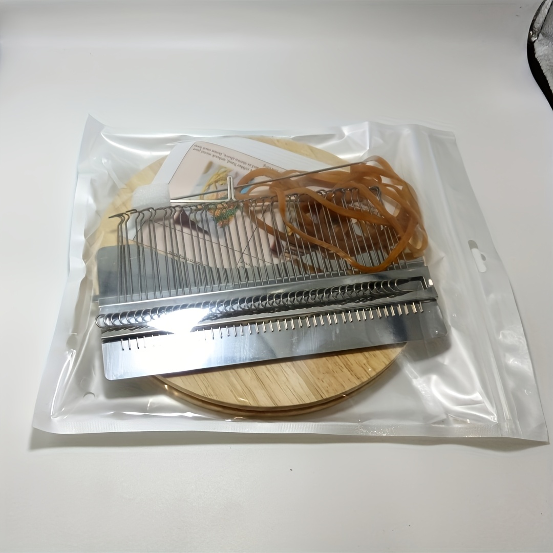TEMU 1pc Diy Textile Tool - Small Loom For Mending And Darning Jeans And Clothes - Weave Tool For Stitching And Repairing