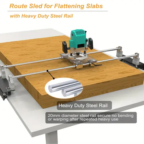 router sled slab flattening jig diy woodworking router sled for flattening slabs with height adjustable l steel and aluminum 48 inches