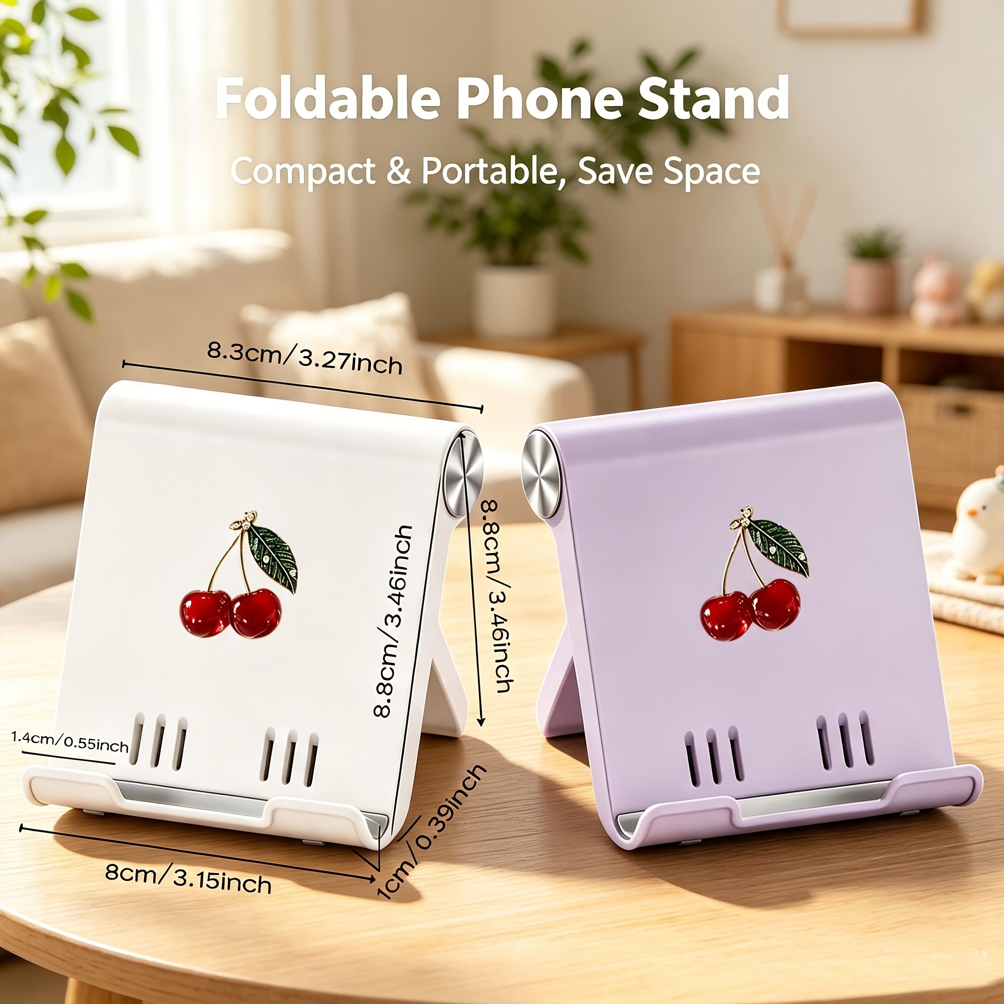 soporte plegable portátil con   estampado de  ,   para teléfonos y tabletas. su diseño compacto y   lo   ideal para   en casa o viajes. el soporte   también se puede usar como soporte para tableta.