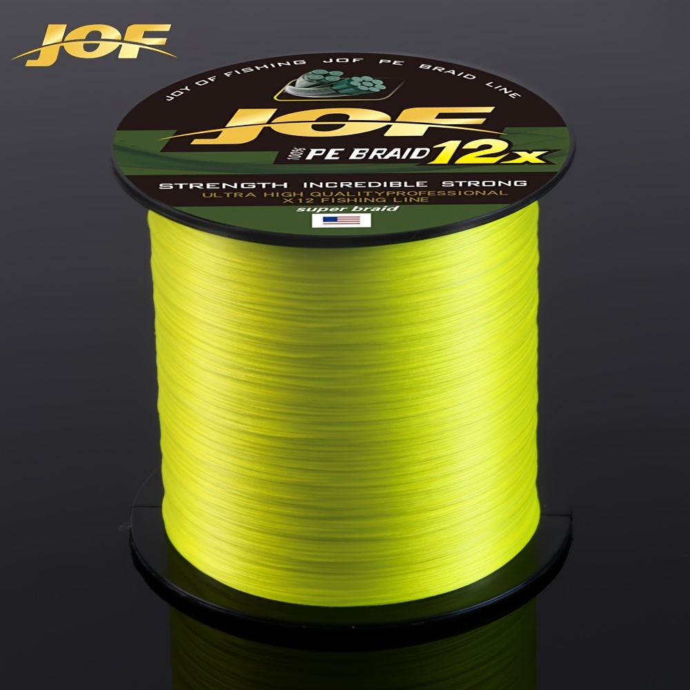 JOF 12 Strands 300M/328 Yards Braided Fishing Line, 25-120LB Long Cast PE  Lure Line, Smooth And Durable Sea Fishing * Suitable for * Fishing Gear 1pc