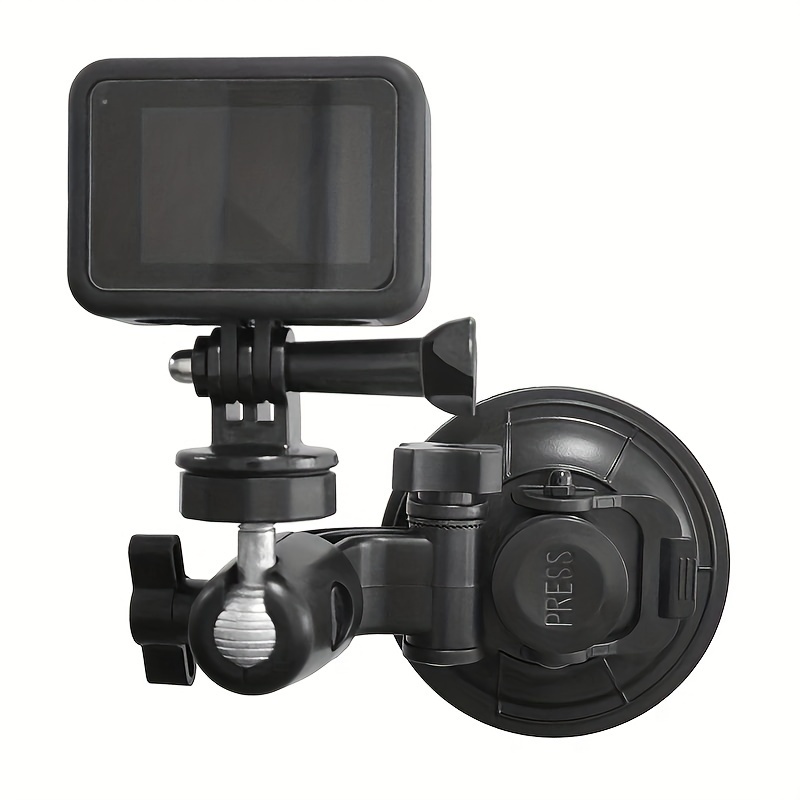 HSU Support à Ventouse pour GoPro, Fixation de Voiture pour caméra d'action  Insta360, Parfait pour Le Pare-Brise et la fenêtre de la Voiture :  : High-Tech