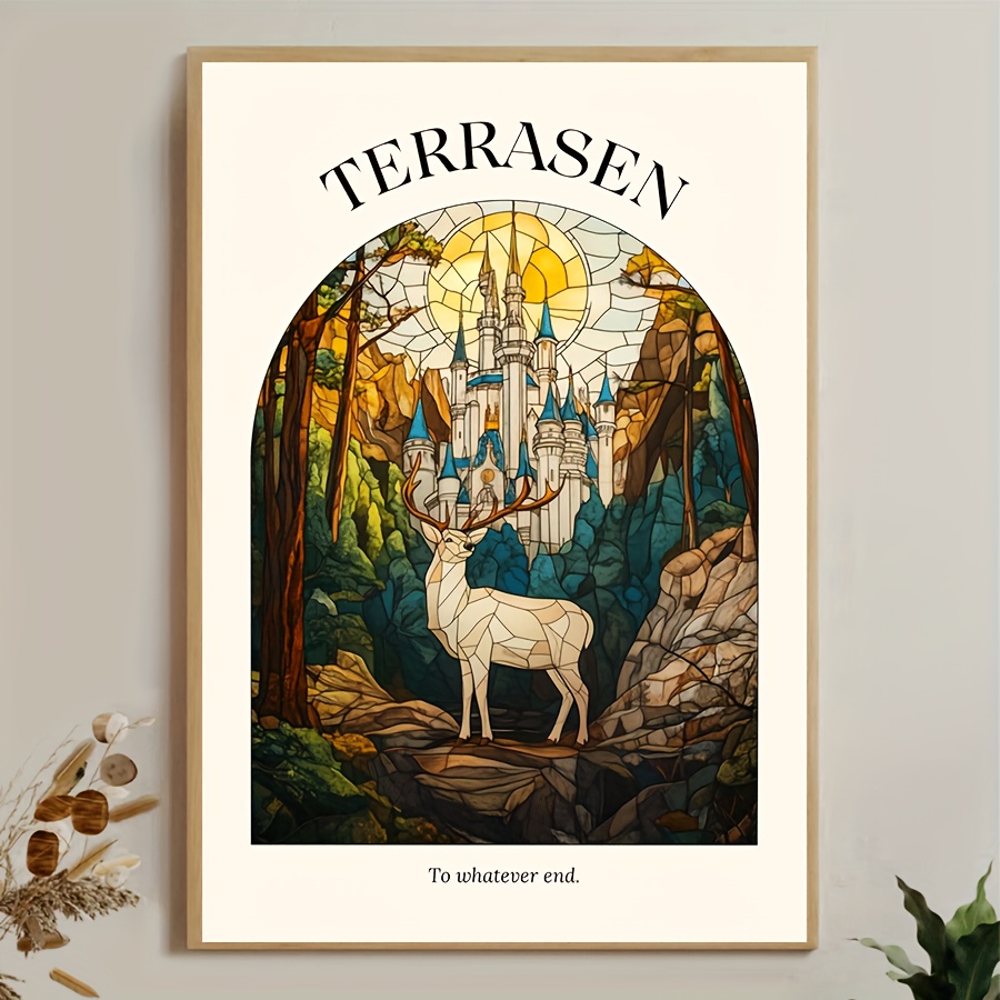 TEMU 1pc Unframed, Popular Movies Poster, Canvas Print, Classic Wall Art, Retro Decoration, Artwork Wall Painting, Suitable For Gift, Home And Dorm