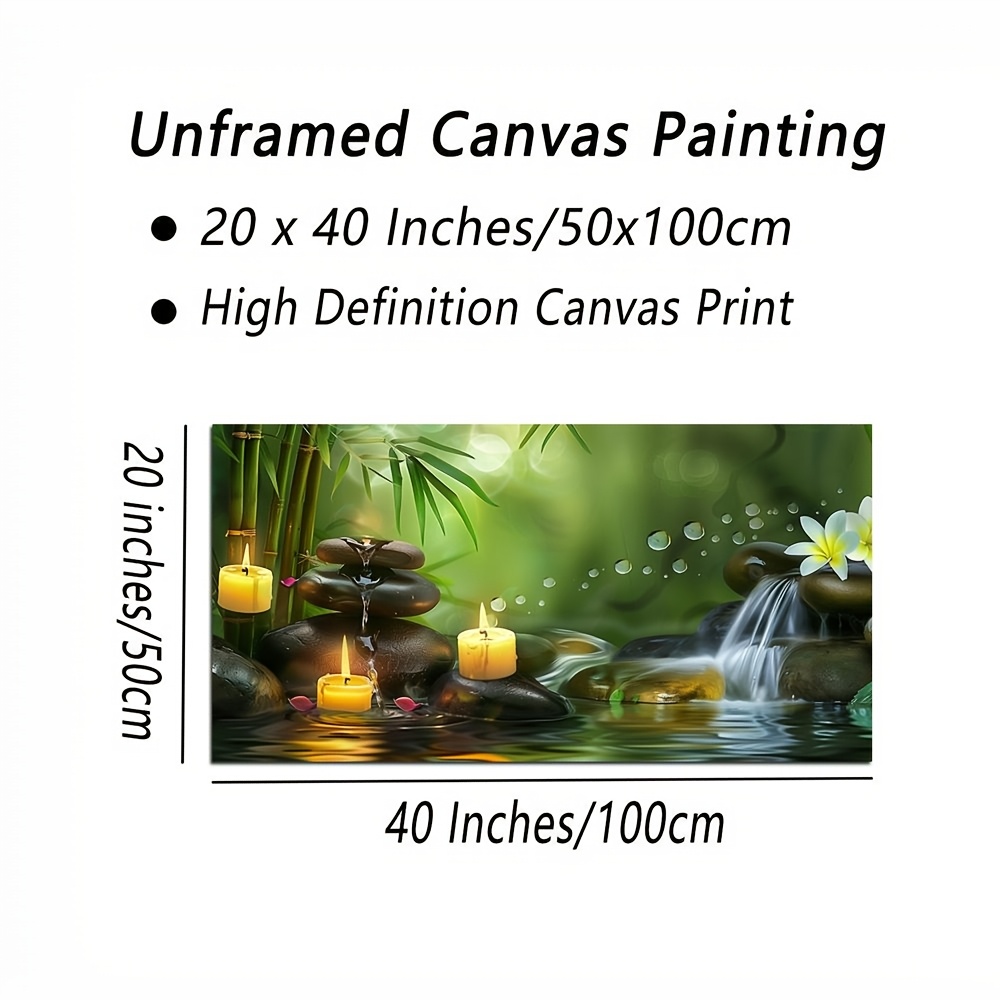 TEMU 2d Flat, A Large Size Without Frame To Make People Feel Comfortable Abstract Painting Canvas Painting Suitable For Contemporary Home Office