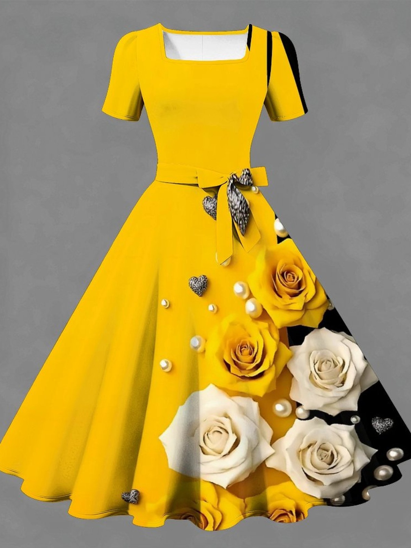 women swing dresses sold on Temu United States