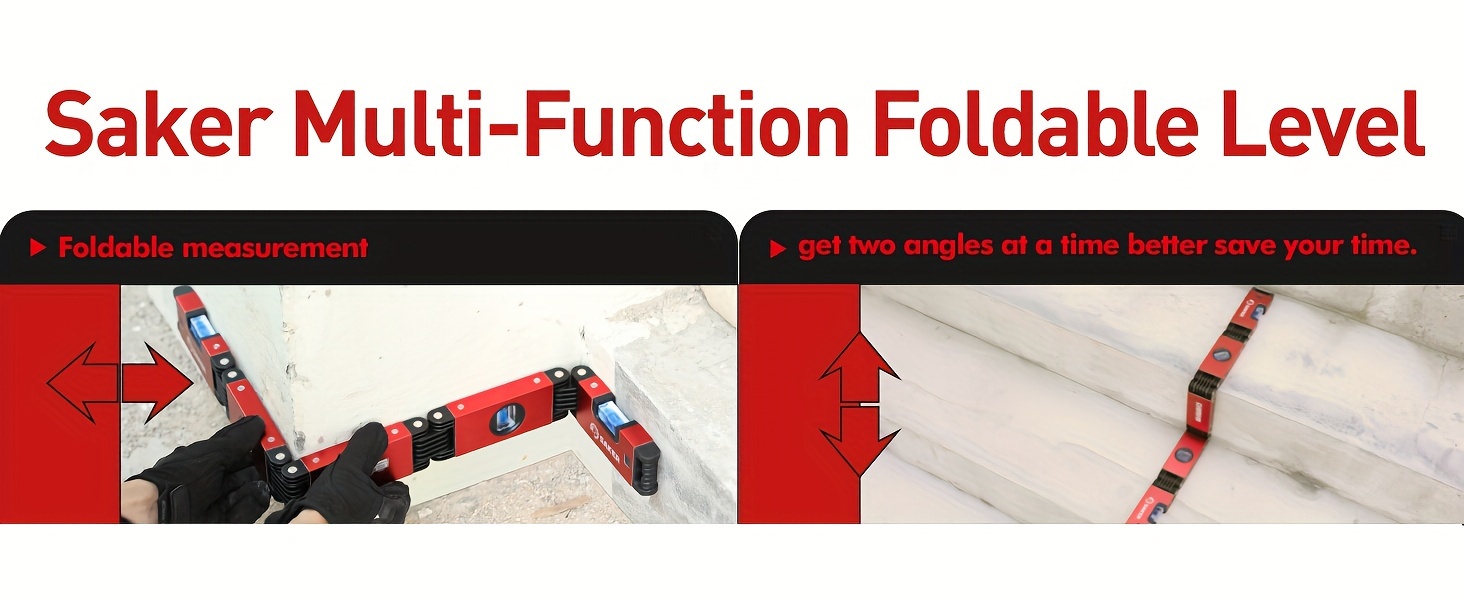  multi function foldable inch multi angle measurement woodworking tools precise leveling in any position save your details 3