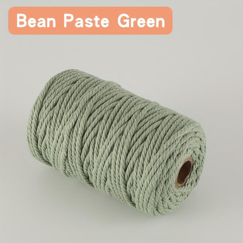 3mm 50 Meters Of Colorful Cotton Rope For Crafts, Suitable For Binding, Weaving Bags, Wrapping, Decorative Lines, And Tapestry Additions