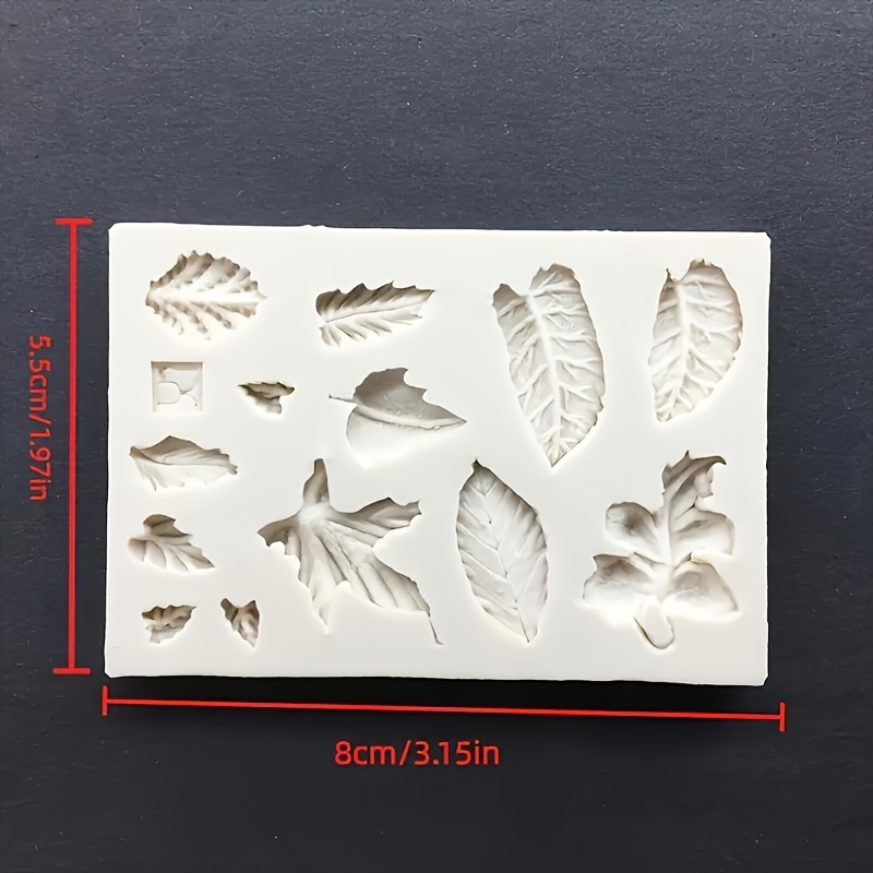 3d Maple Leaf Silicone Mold - Valentine's Day Decoration Forest Theme Diy Craft Mold For Making Soap, Candles - Intricate Leaf , Creative Carving | Detailed Impression