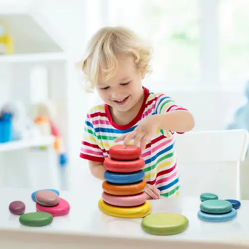 oversized wooden classified stacked rocks safe puzzle stacking toy suitable for children aged 1 3 years old wooden blocks smooth stacked stones preschool education halloween and christmas gifts