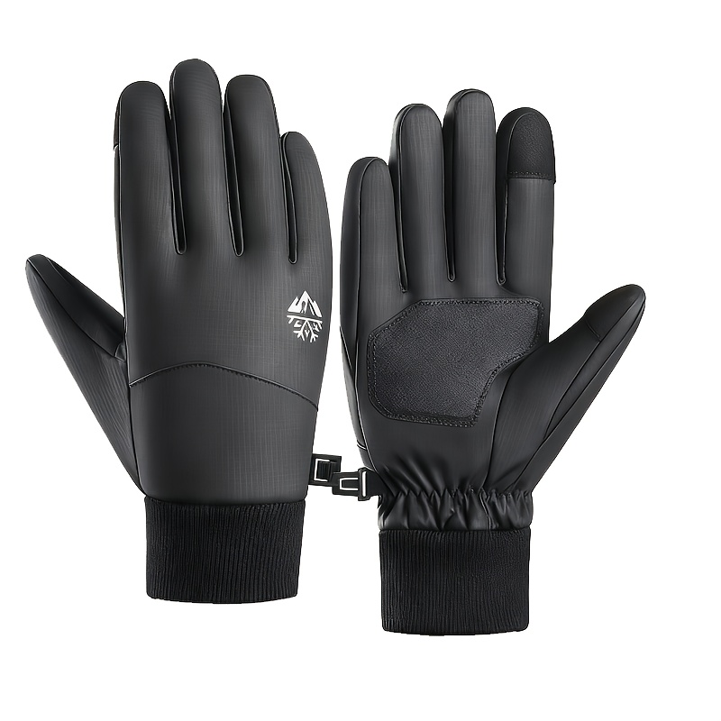 E-shop 1 Paar warme Winterhandschuhe für Damen Herren, dicke plüschige warme Handschuhe geeignet für Wandern, Radfahren, Skifahren tägliches Pendeln.