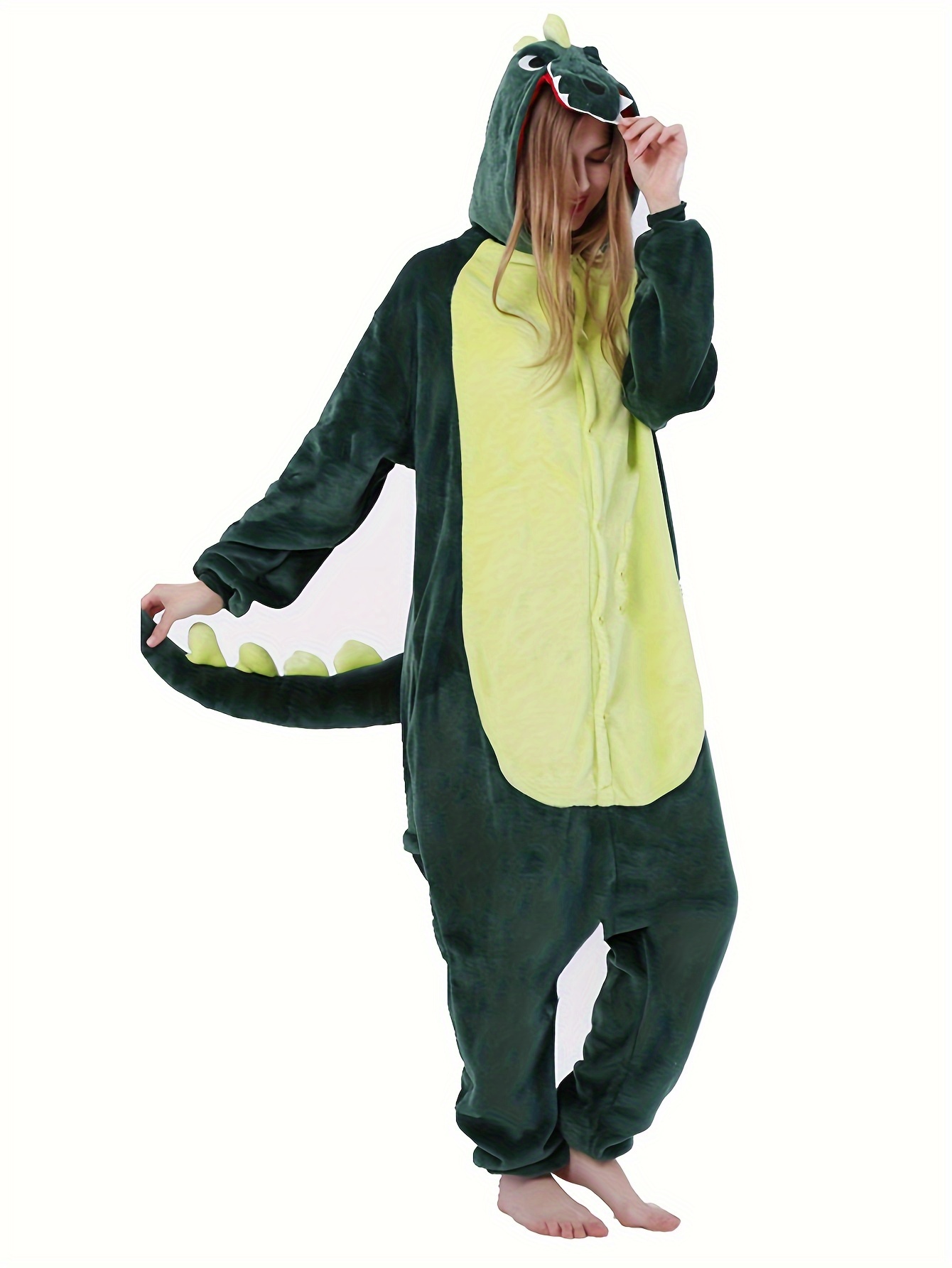 dinosaur onesie cute sold on Temu United States