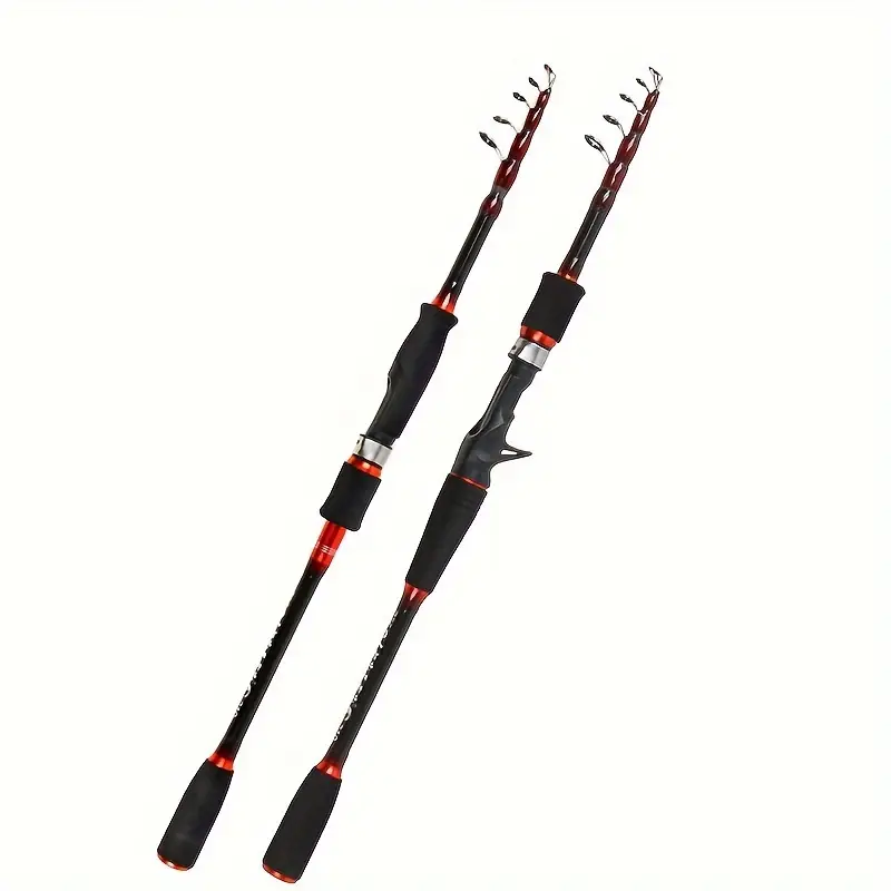 Red Carbon Fiber Telescopic Fishing Rod Portable Long range - Temu  Philippines