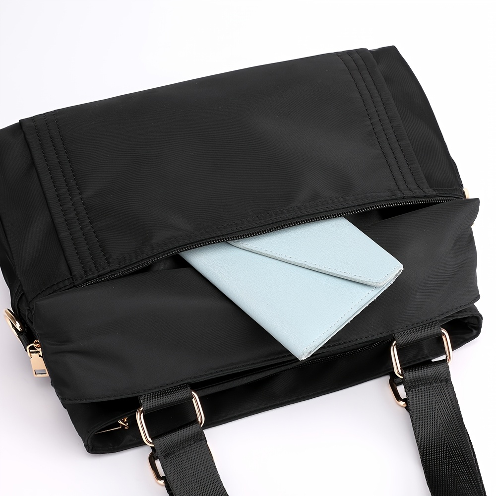 Bolso de hombro para mujer, nuevo, casual, de nailon y tela Oxford, liviano, con compartimento inclinado, gran capacidad, mochila multiusos, bolsos de moda