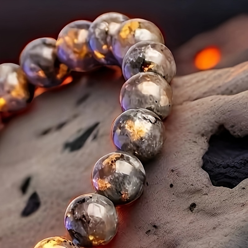 Luminous Stone Bracelet with Chakra Flame Stone