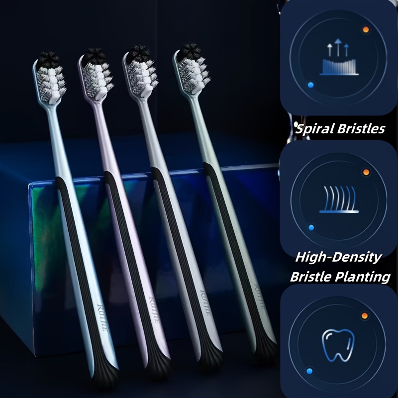 2pcs Extra Hard Stiff Bristle Toothbrush for Oral Care