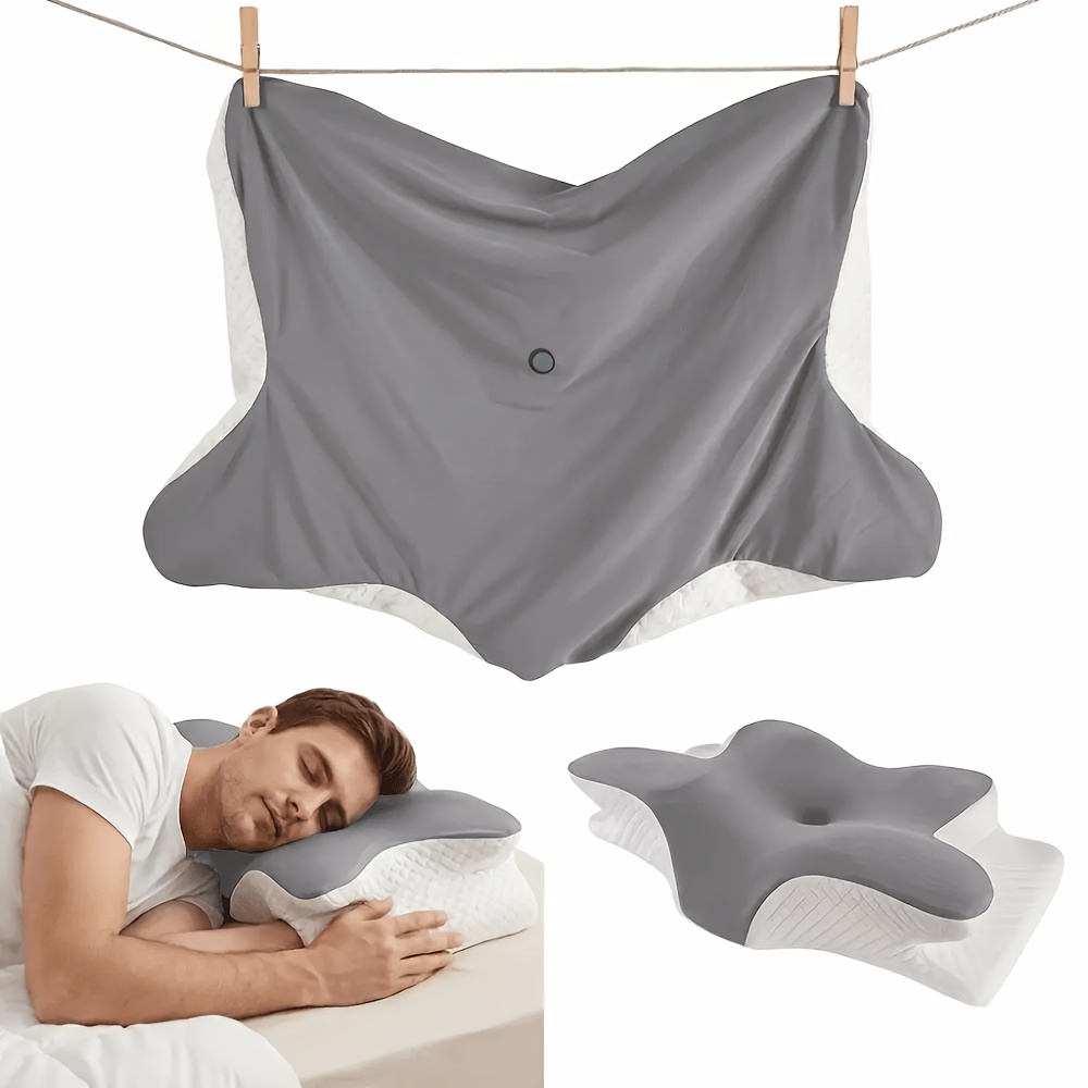 TEMU Replaceable Pillowcase, Skin-friendly And Breathable Summer Fabric, Featuring A Sturdy Zipper. Washable Pillowcase, An For Home, Dorm, Travel,