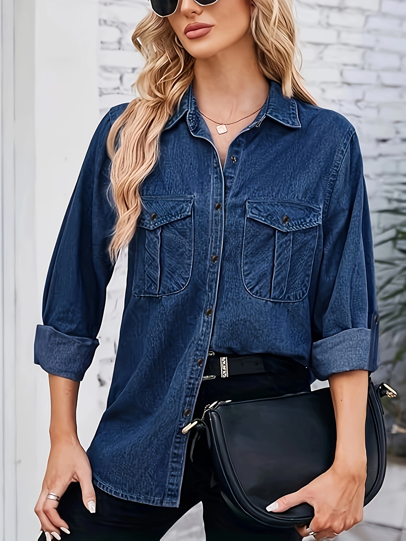 Shirt Tomorrowland Blue size L International in Denim