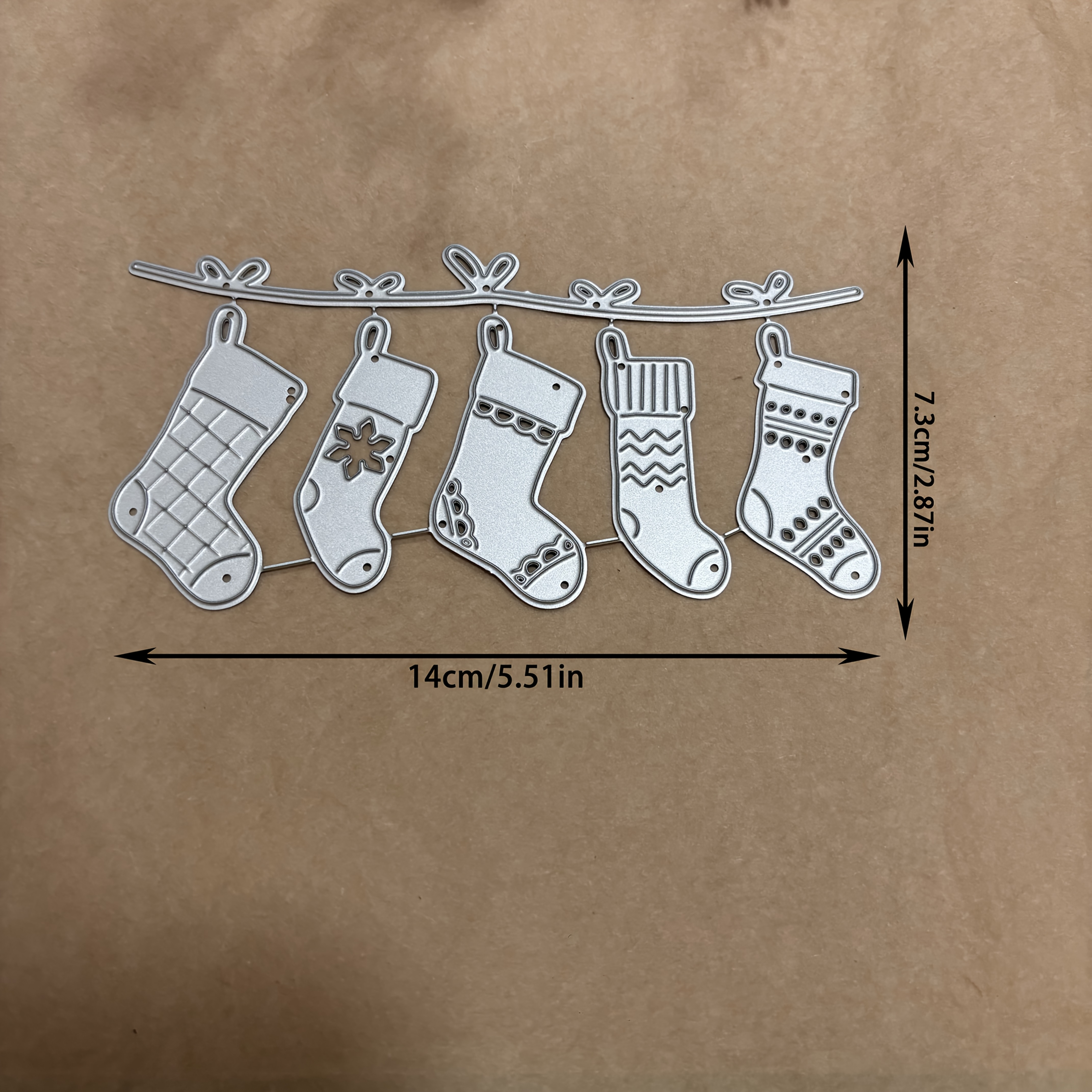 Image of A New Metal Cutting Mold For Christmas Stockings, Perfect For Photo Albums, Paper Crafts, Cards, Embossing, And Decorations, Without Needing A Stamp Set, In 2025