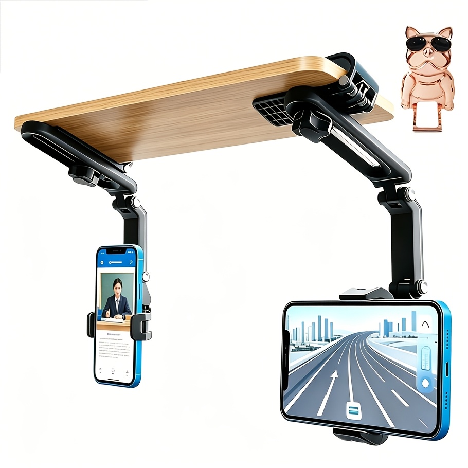 TEMU Trendy Car Mobile Phone Stand Multi-functional Car Navigation Stand Mobile Phone Holder Automotive Supplies Additions, Christmas, Festival, New