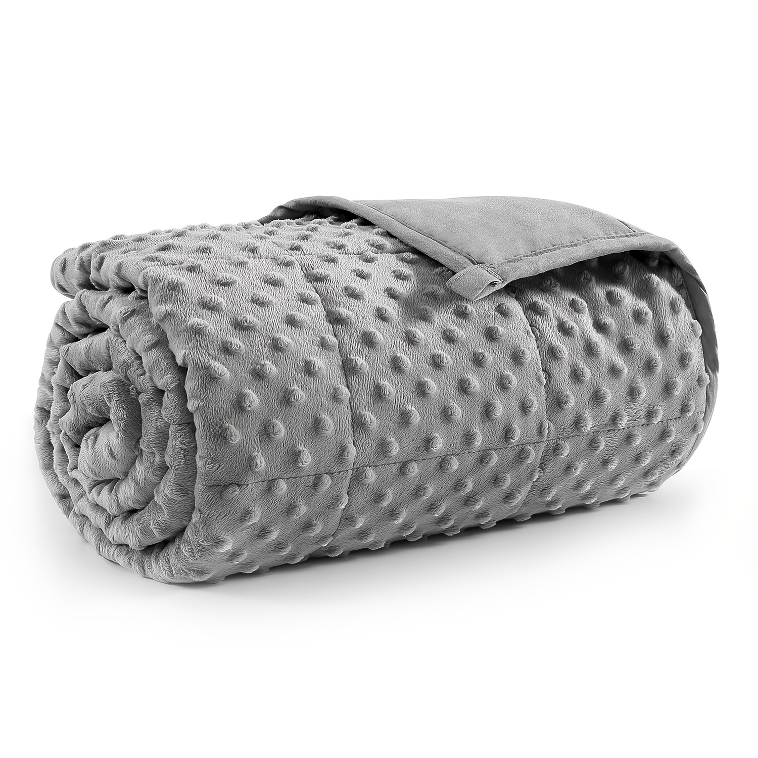 TEMU Couverture Compressible avec Points , Couverture Lourde Rafraîchissante en Microfibre, Plaid Compressé Doux et Confortable pour Dormir, 36 X