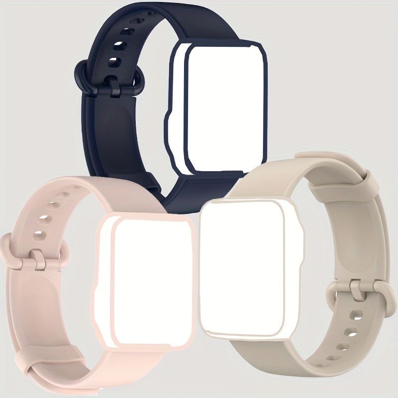 

For Smartwatch 1 Generation Watch 1 And Mi Watch Mi Watch Lite Watch With Mono Silicone Sports Breathable Waterproof Wristband