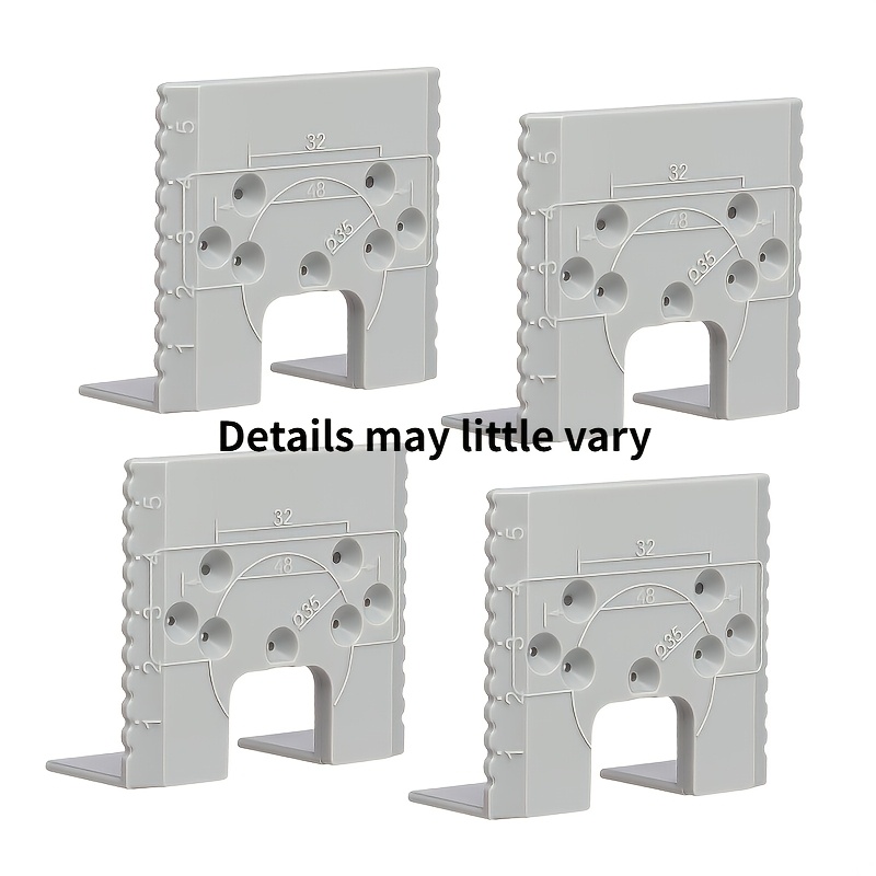 TEMU 4pcs Magnetic Hinge Installation Spacers Drawer Cabinet Slide Bracket Track Rear Mounting Socket Kitchen Door Spacer Rail Back Replacement Mount