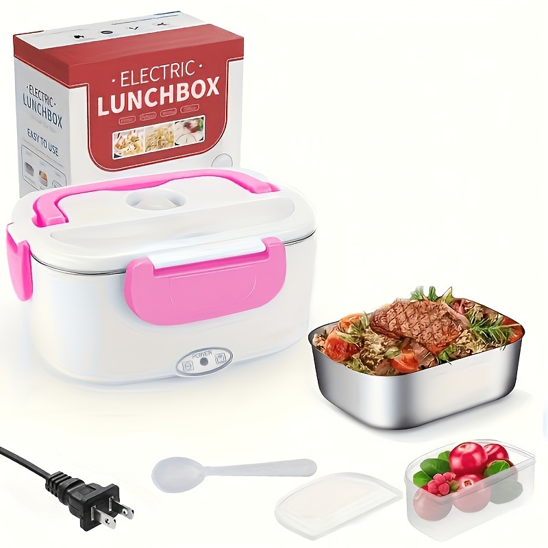 Caja de almuerzo eléctrica con calentador de comida portátil con