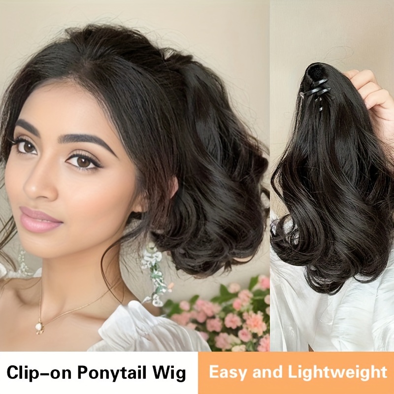 claw ponytail curly   ponytail extensions synthetic clip in hair extensions elegant for daily   accessories halloween christmas 2