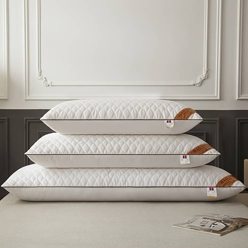 luxury soft quilted body pillow long comfortable sleep pillow for pregnancy breathable machine washable ideal for side sleepers with brown fluffy trim couples pillow
