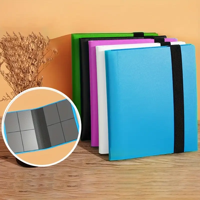 1pc Game Card Binder Album - Holds 160 Cards, 8Pockets/Page - Ideal For Game & Sports Cards Storage 1pc Game Card Binder Album - Holds 160 Cards, 8Pockets/Page - Ideal For Game & Sports Cards Storage