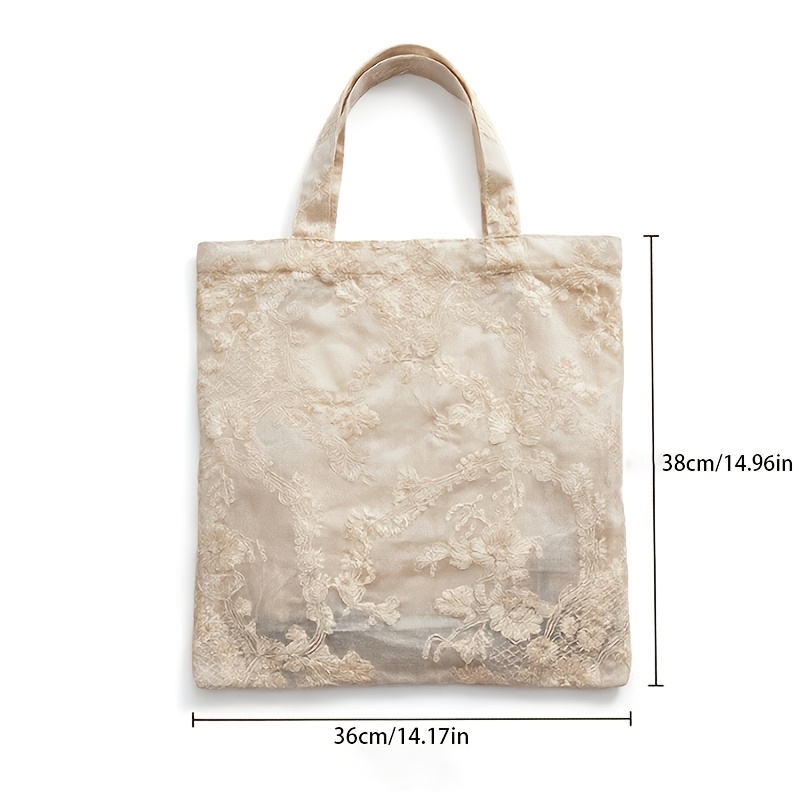 E-shop Eine Spitzenbestickte Tote Bag Einkaufstasche Damen Tote Bag Handtasche