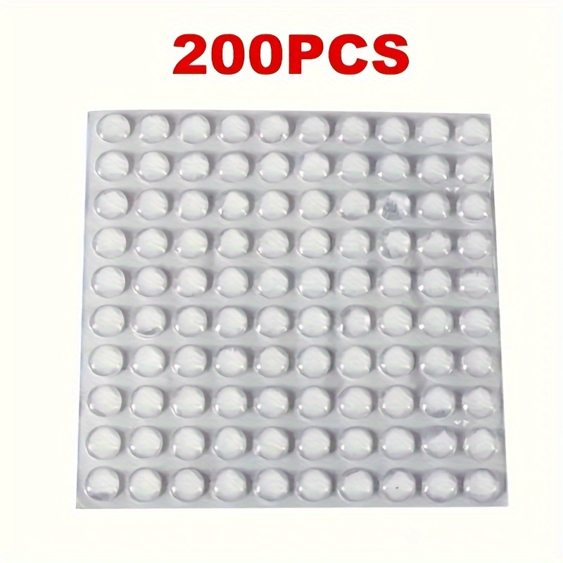 100pcs 200pcs silent protective self   transparent pads wear resistant non slip shock absorbing spacers furniture anti collision cushion pads