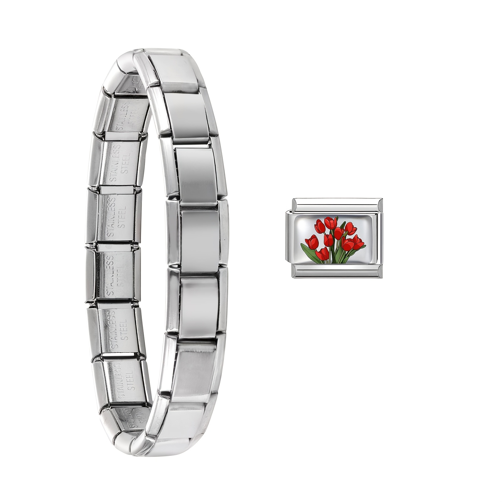 2pcs Special Additions Bracelet Set, Red Theme