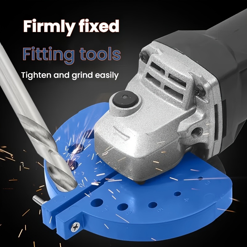 

High-precision Drill Bit Sharpener - Grinding & Polishing Tool With Angle Fixation Clamp