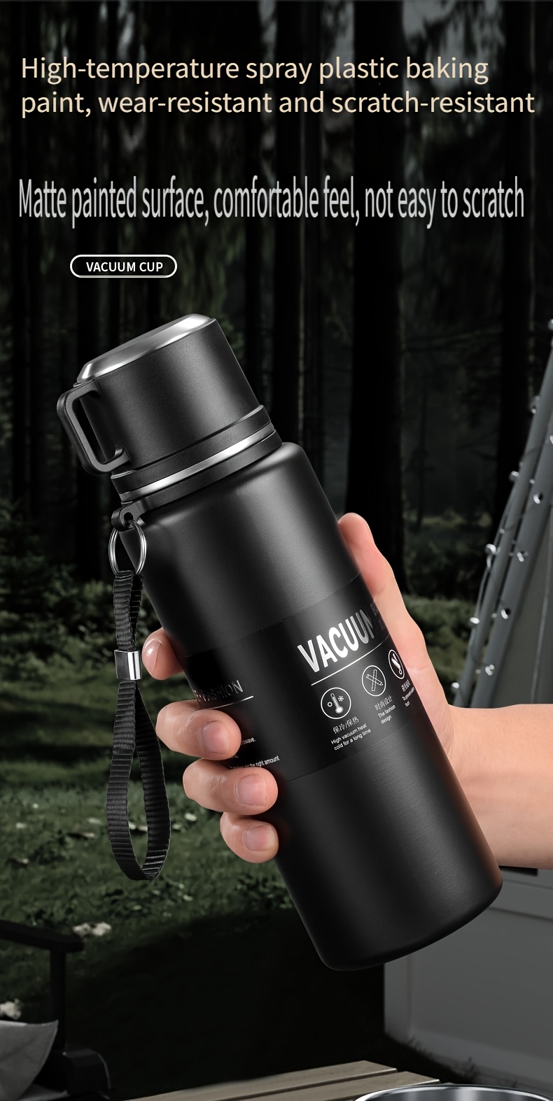 thermal 1000 ml 24 hours hot cold drinks 316 - Temu United Arab Emirates