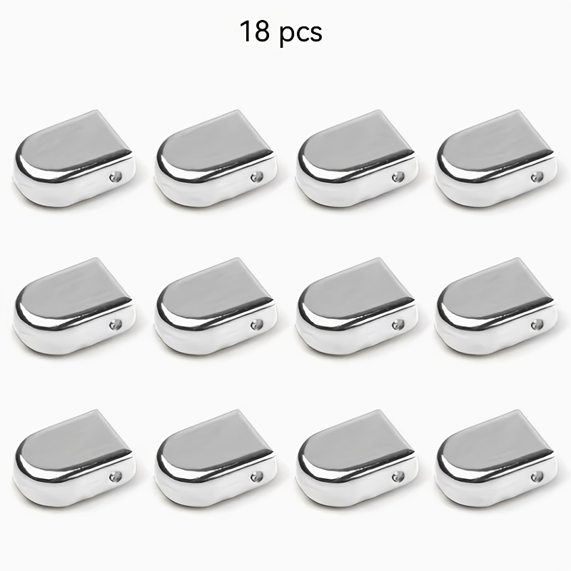 TEMU Boucle à pression métallique pour lacets , pinces à lacets à pour hommes et femmes, accessoires de lacets à soi-, boucles de lacets, attaches de