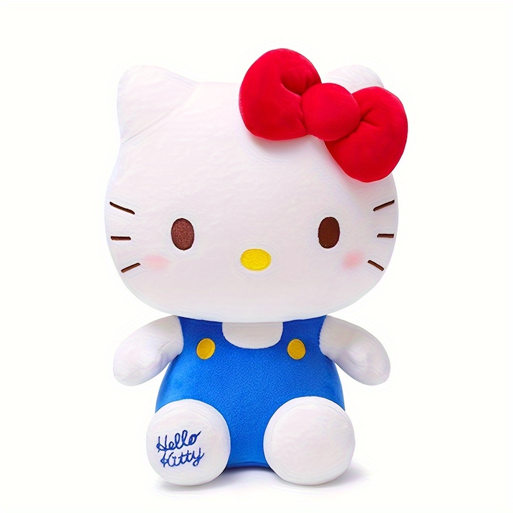 

1pc, Kitty Character Plush Toys, Cute Kitty Plush Toys, Soft Huggable Hello Kitty Plush, Kawaii Anime Plush Pillow Doll For Birthday Valentine's Day