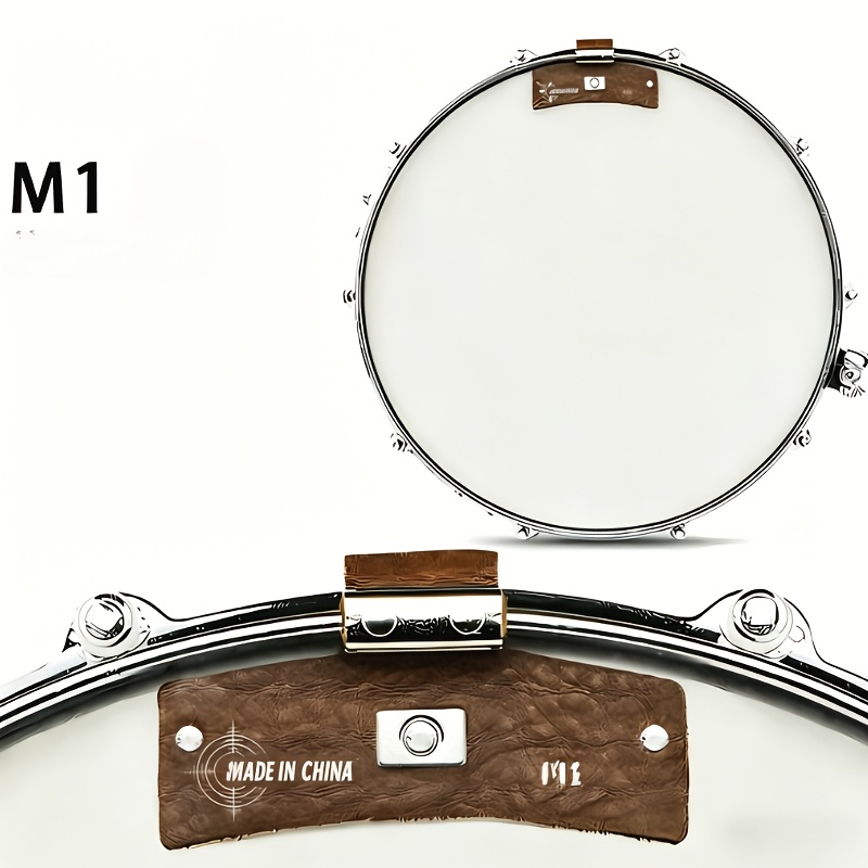 TEMU Drum Kit Snare Drum Muffler Snare Drum Harmonics Pad Muffler Sound Dampening Pad
