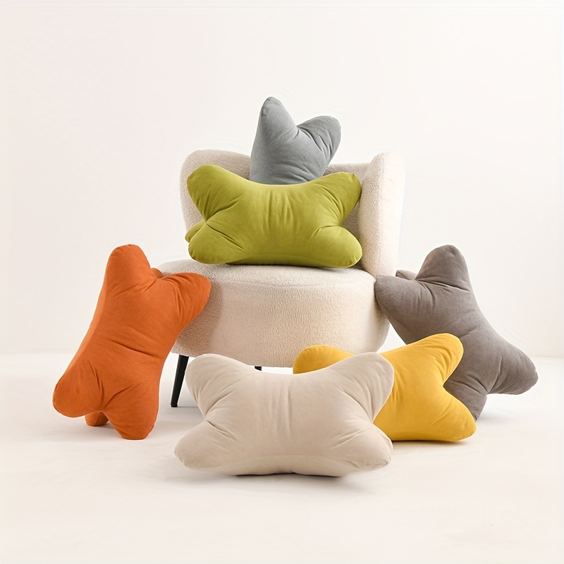 1pc chenille ergonomic soft triangular bone lumbar support pillow thickened couch cushion for office chair home decor and comfortable back support   decor cushion comfortable support washable cover pillows for couc Product details 0