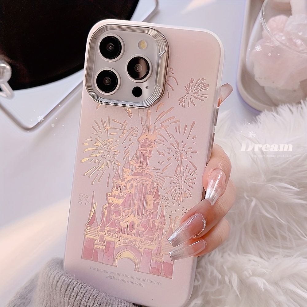 

Colorful, Dazzling White, Castle, Suitable For Full Coverage Anti-drop Protective Case For For Iphone 15 14 13 12 Pro Max