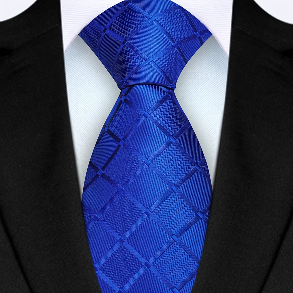 TEMU 1 Men's 8cm Tie, High-quality Classic Fashion Wedding Party Prom Business Tie
