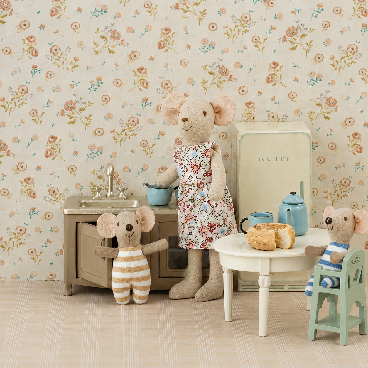 Danish Nordic Style Cute Mini Mouse Set